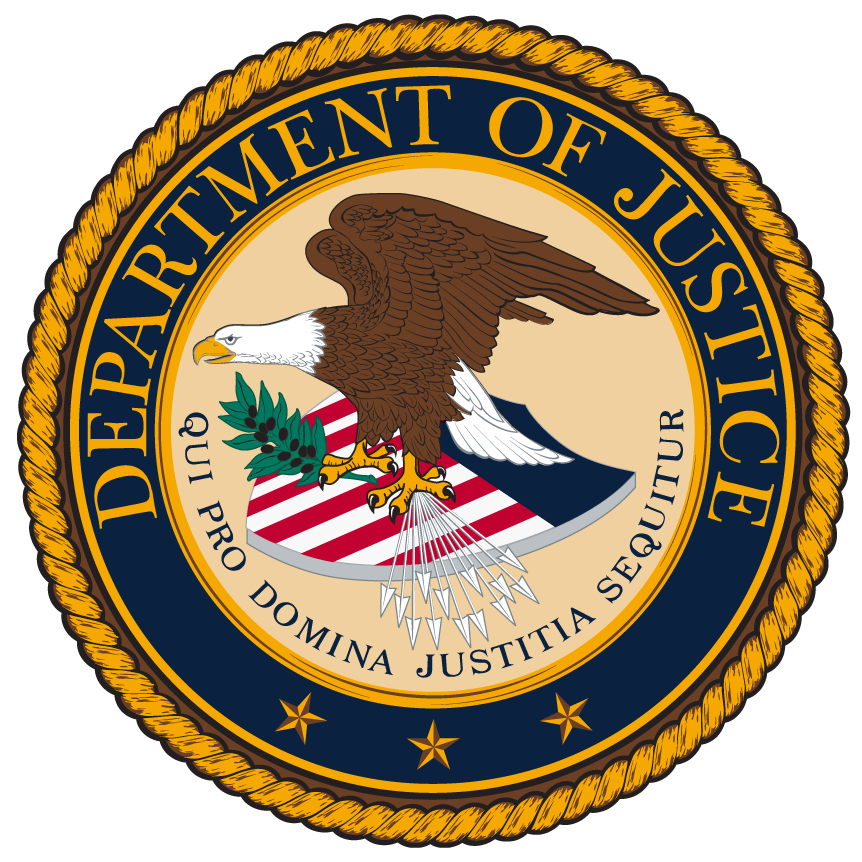 Logo of Department of Justice