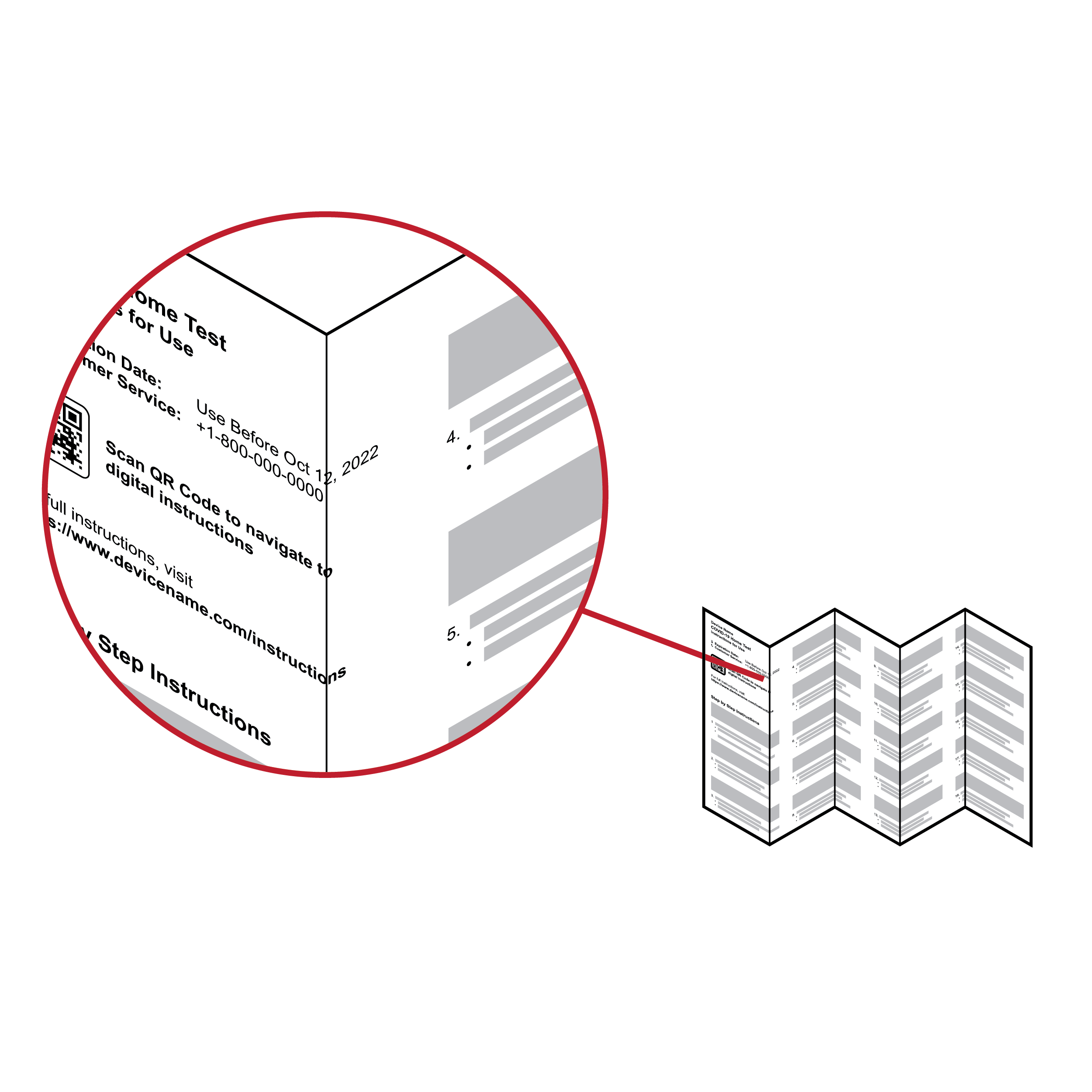 Close-up view of text column spilling over the folded edge of the page.