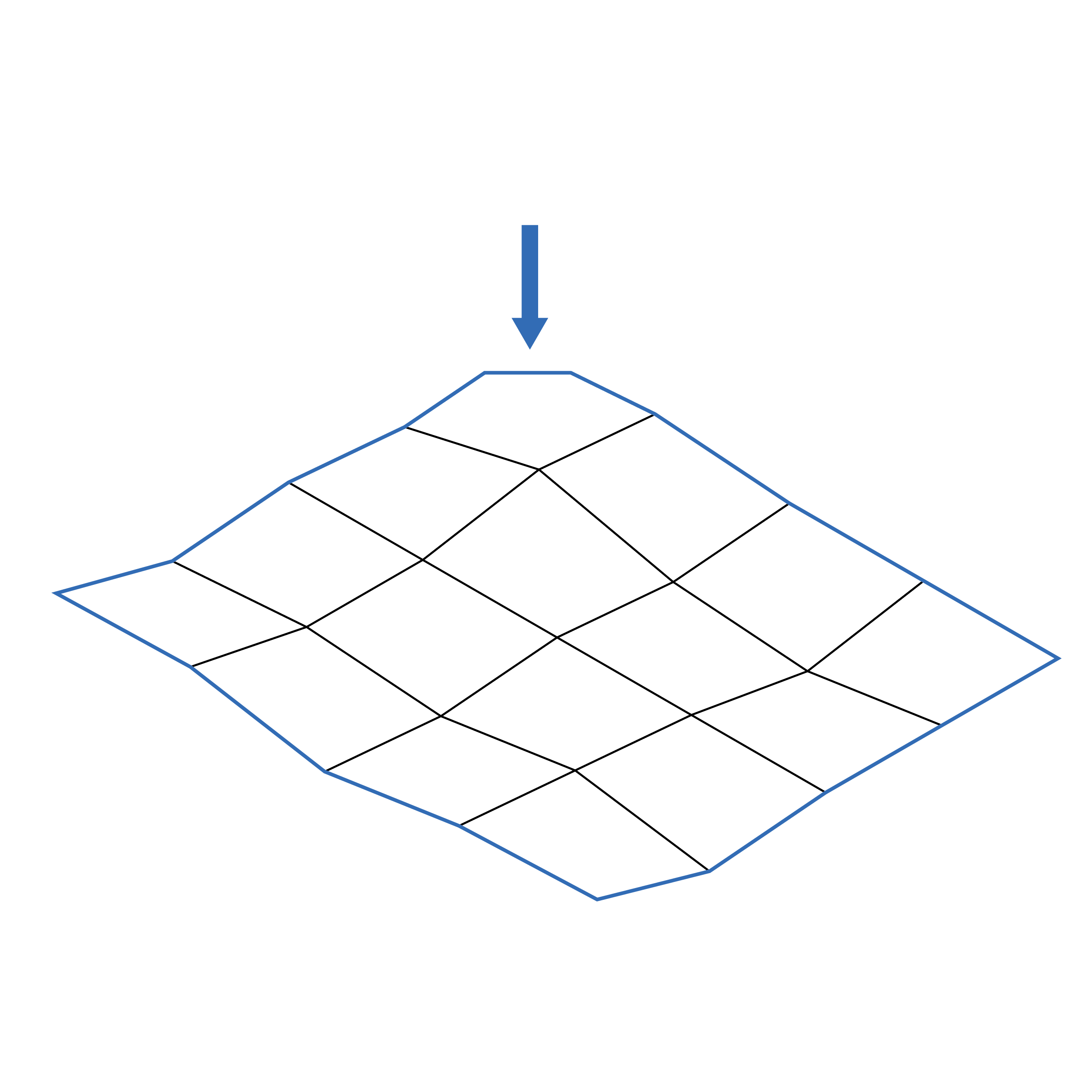 An unfolded set of instructions with a diagonally cut corner as the tactile orientation cue.